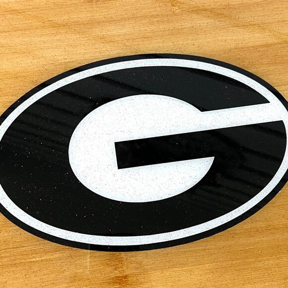 LARGE Georgia Bulldogs Cutting Board Resin Wood Charcuterie Cheese Gift UGA - Picture 6 of 7